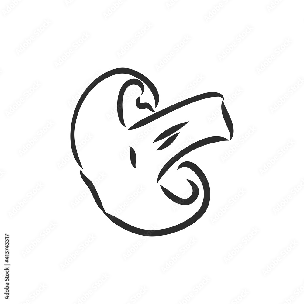 Mushrooms Champignon. Vector hand drawn vegetables isolated on white background. champignon, vector sketch on a white background Mushrooms Champignon. Vector hand drawn vegetables isolated on white background. champignon, vector sketch on a white background