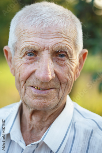 portrait senior man
