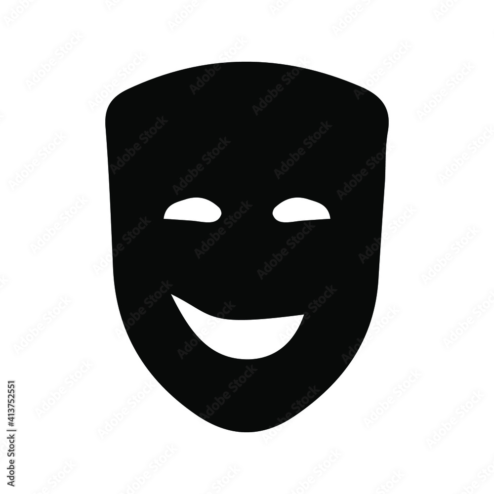theater mask vector icon theater mask vector icon