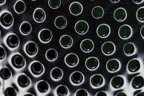 beautiful macro photo of a different abstract grater background