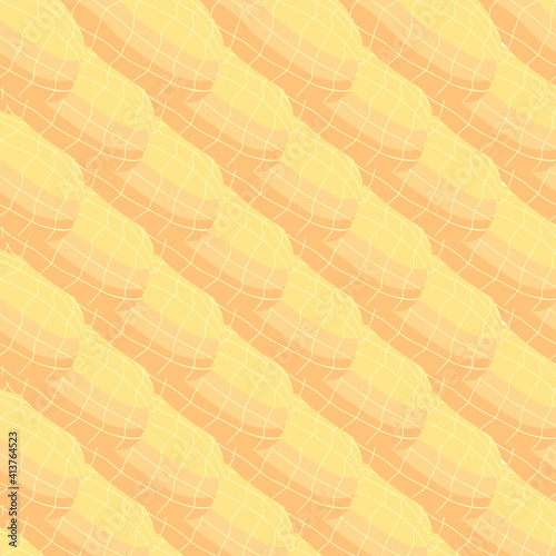 Illustration on theme big pattern identical types peanut