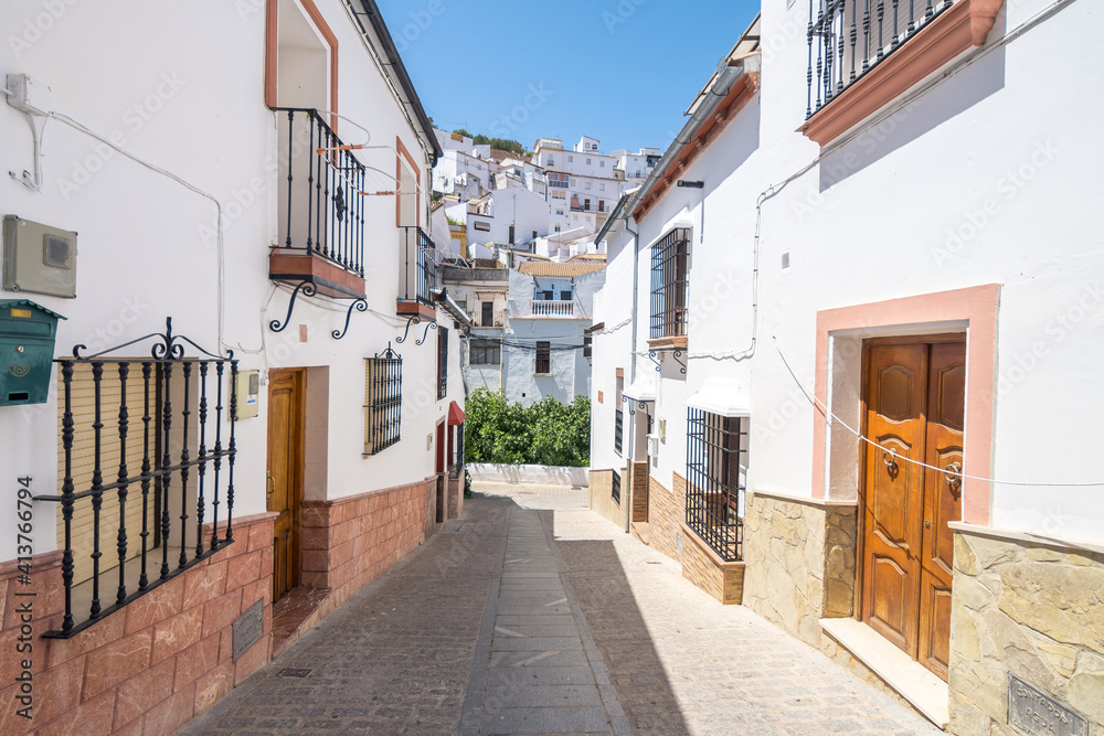 beautiful streets of setenil de las bodegas, Spain