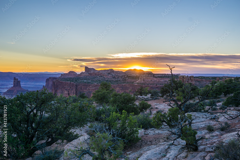 Sunset over Canyonlands