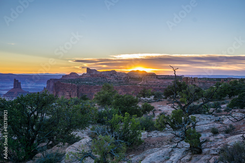 Sunset over Canyonlands