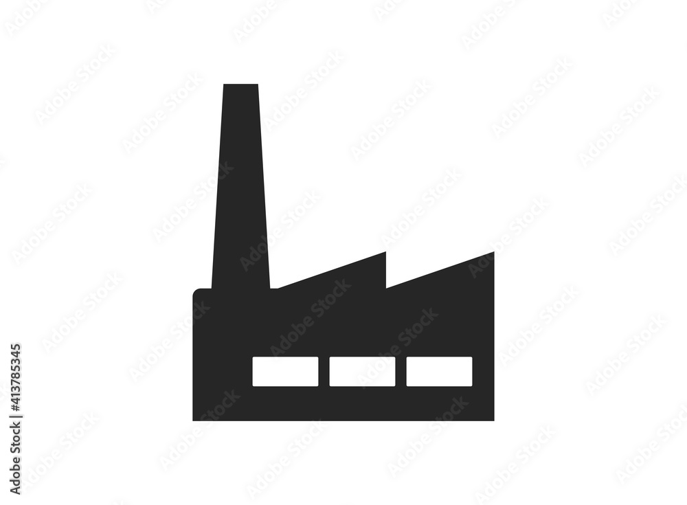 factory icon. industry and manufacturing symbol. isolated vector image factory icon. industry and manufacturing symbol. isolated vector image