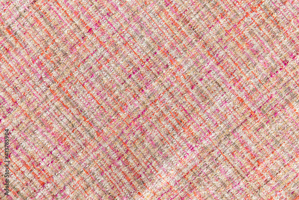 red dense fabric with a relief, background, texture red dense fabric with a relief, background, texture