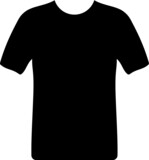 Vector illustration of the blank TShirt