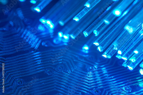 Wallpaper Mural printed circuit Torontodigital.ca