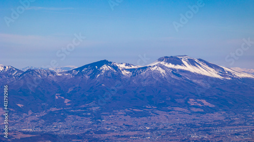 冬　北横岳から見る浅間山 © Yuuki Kobayashi