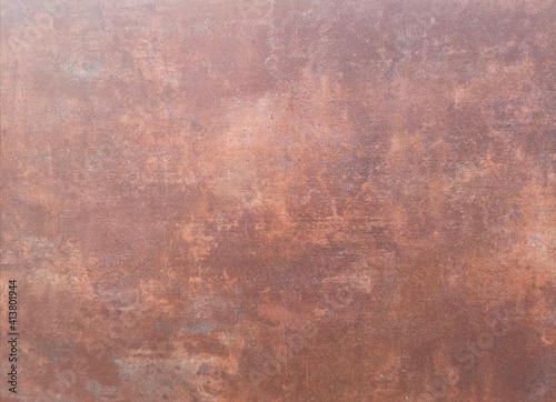 Copper​ wall​ finish​ smooth​ polished surface​ texture​ concrete​ material​ for​ background, abstract brown color, ​floor​ construction​ Architecture, for​ paper​ greeting​ card