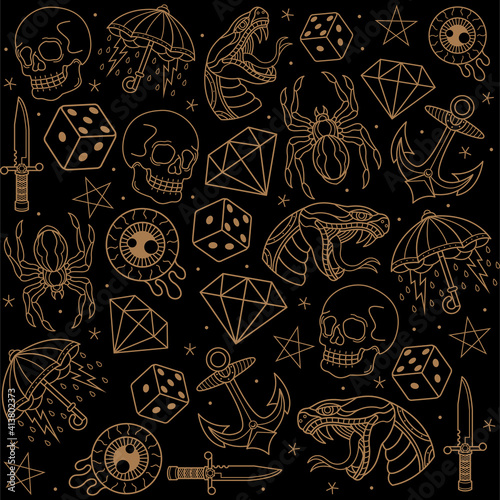 traditional tattoo collection