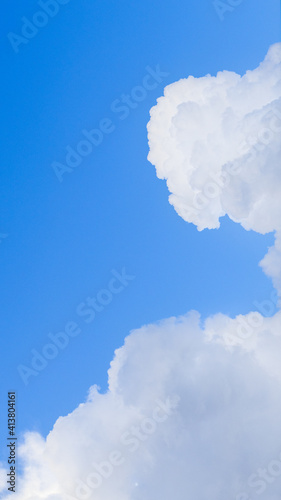 blue sky with clouds