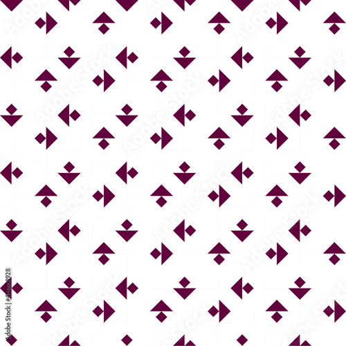 Geometric ornamental vector pattern. Seamless design. Mosaic texture for textile, clown, carpeting, warp, book cover, clothes.