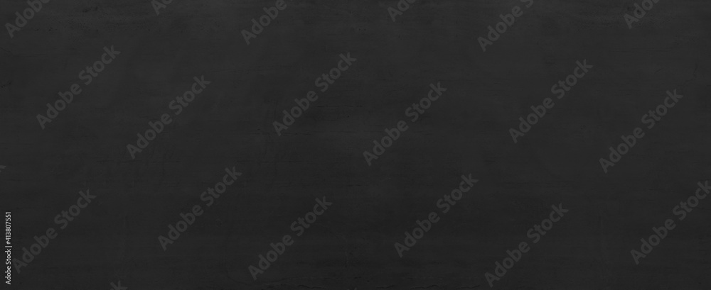Black anthracite stone concrete texture background panorama banner long	