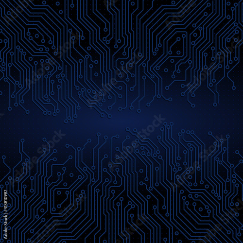 Abstract high tech technology background , electronic pattern . Circuit board vector illustration .