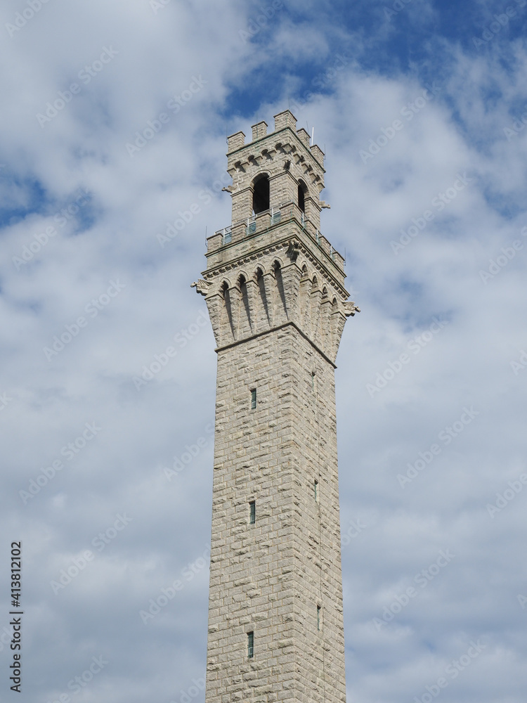 Image of the Pilgrim Monument in Provincetown.
