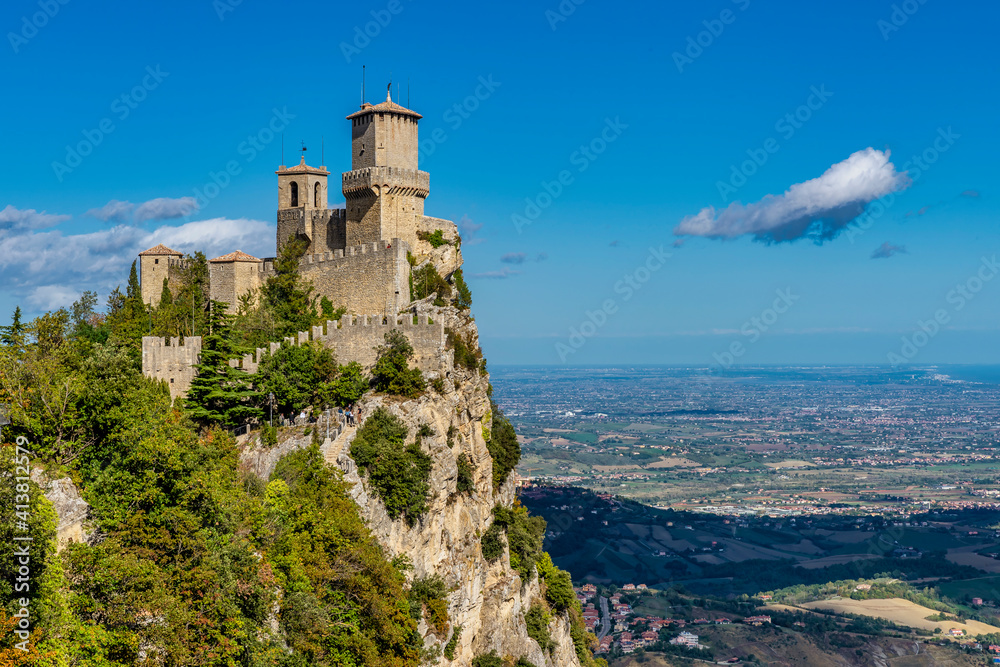 La Rocca, also known as Guaita or Prima Torre, is the largest and the oldest of the three fortresses that dominate the city of San Marino, in the Republic of the same name