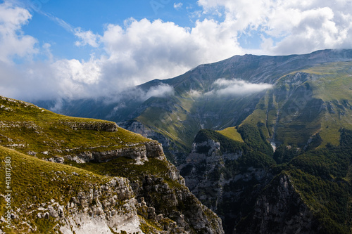 landscape in the mountains