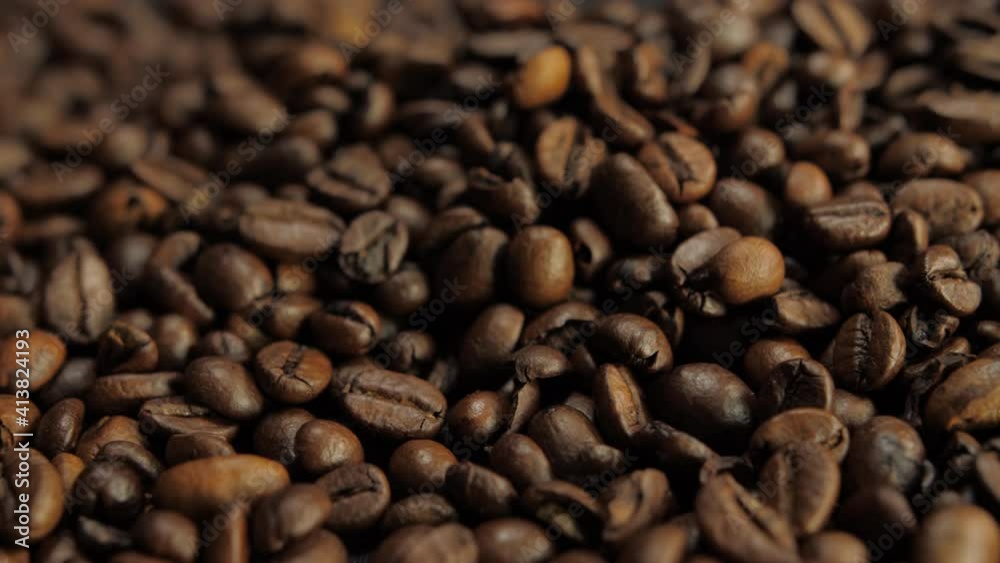 coffee grain beans closeup 4k coffee grain beans closeup 4k