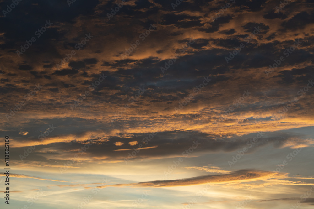 Fototapeta premium fire in the sky