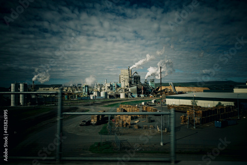 A sawmill near Walla Walla, WA. photo