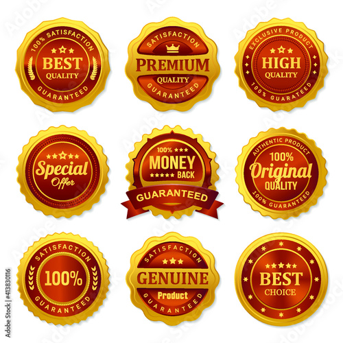Set quality and guarantee labels