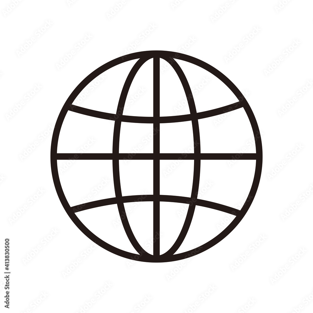 globe icon vector illustration sign globe icon vector illustration sign