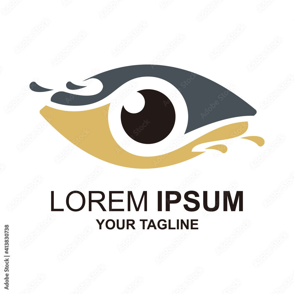 Obraz premium eye logo design template vector 