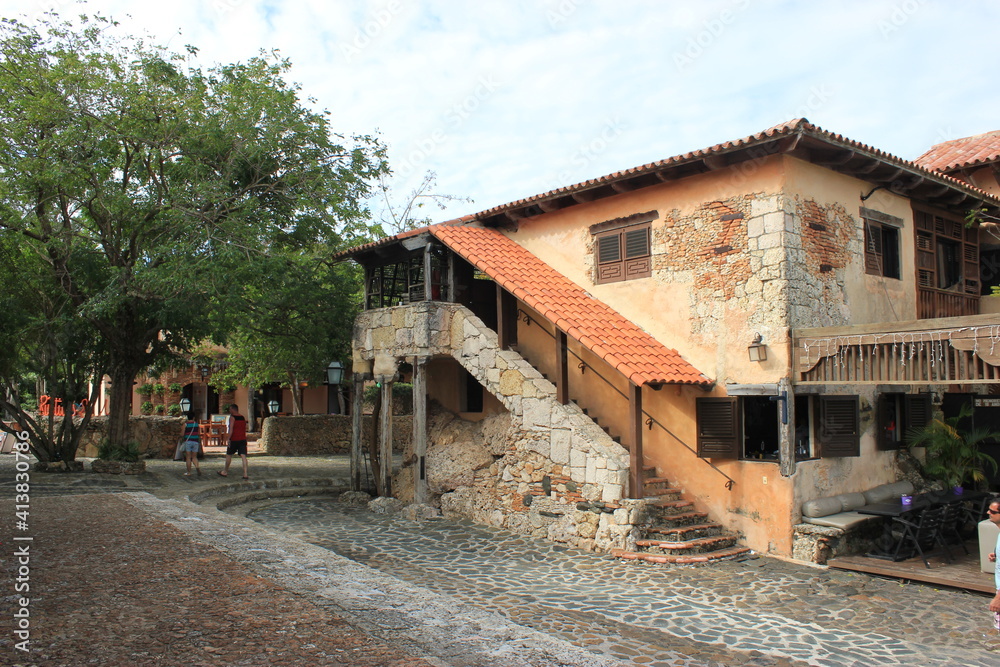 old house in the town