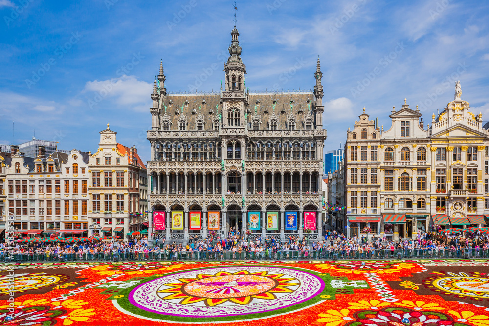 Brussels, Belgium. Flower Carpet 2018.