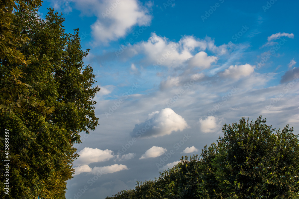 Sky background with clouds as nature texture Sky background with clouds as nature texture