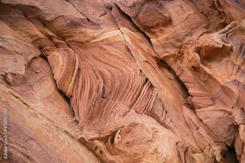 Fantastical sandstone layers in Coyote Buttes, Vermillion Cliffs photo