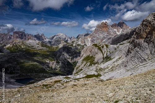 Dolomites view during the summer