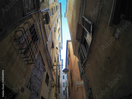 genoa historic palace and buildings in old town photo