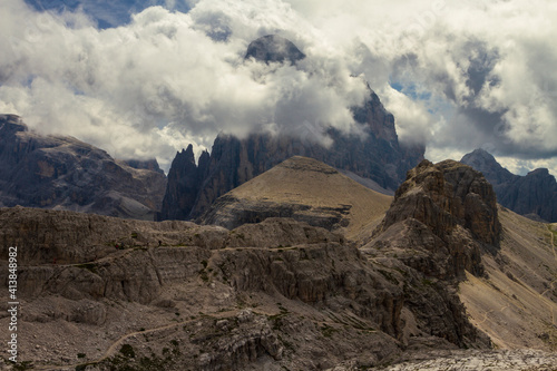 Dolomites view during the summer