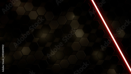 hexagons design hexagonal b...