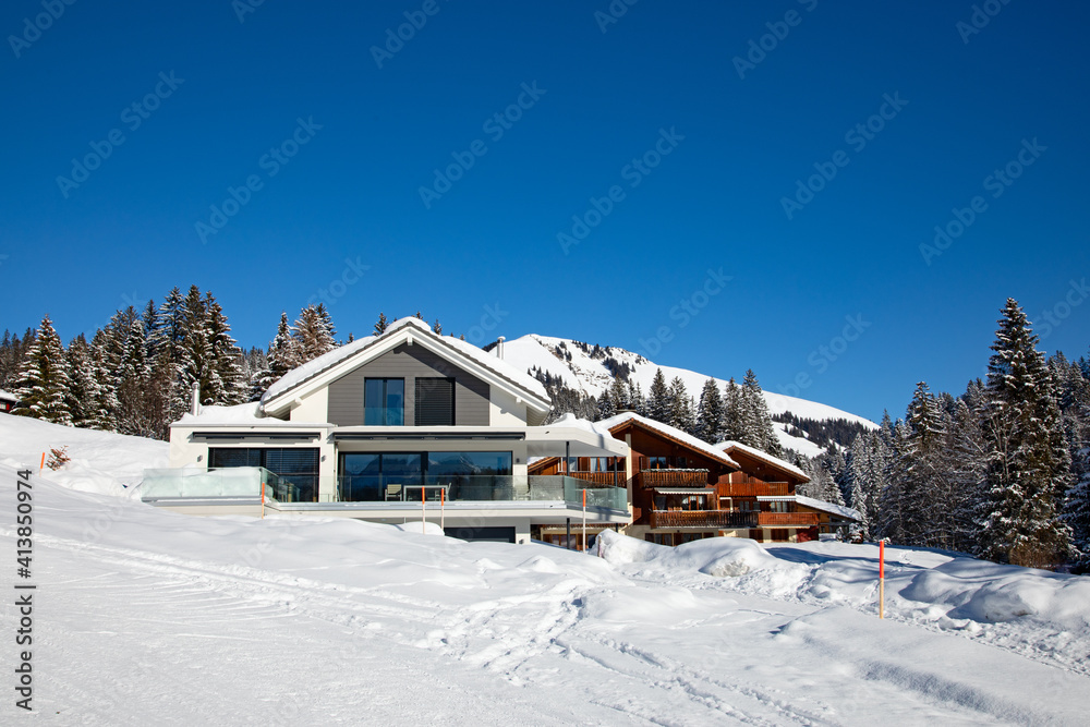 Winter in alps