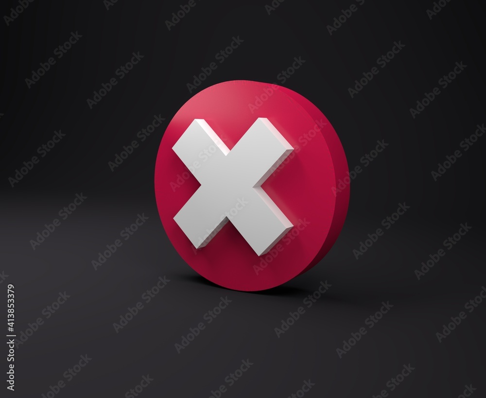 Fototapeta premium minimal cross sign