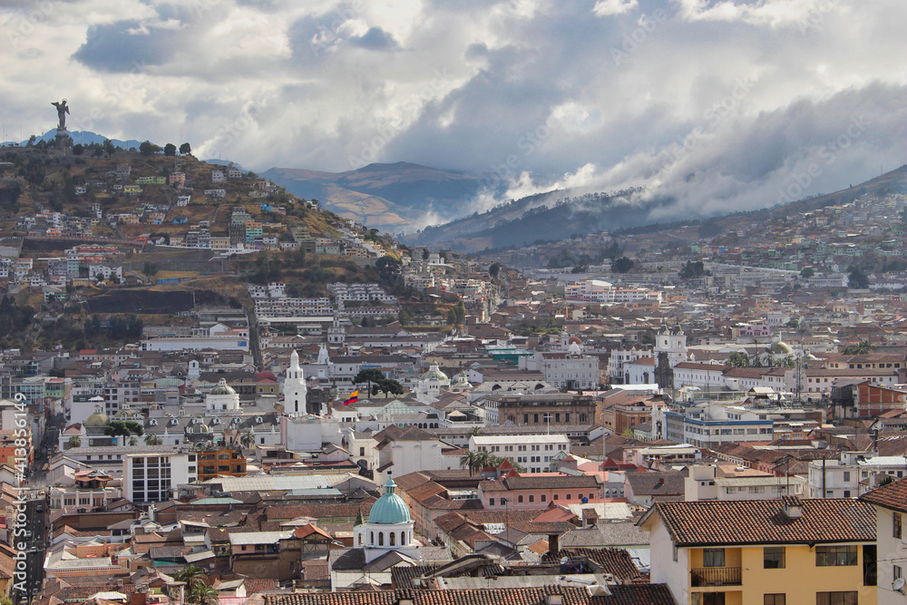 Quito, Ecuador - view from the Basilica