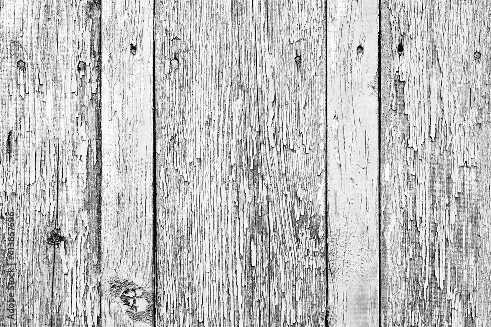 Obraz premium Wooden texture with scratches and cracks. It can be used as a background