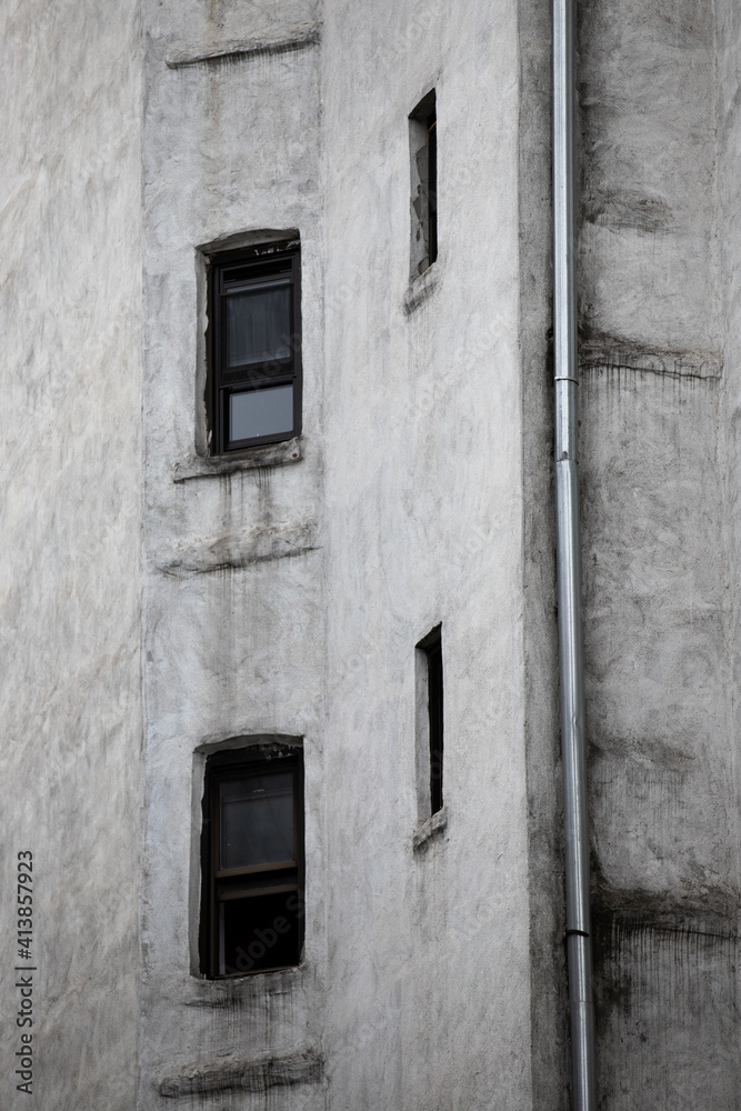 Dirty and Run Down City Vacant Building Dirty and Run Down City Vacant Building