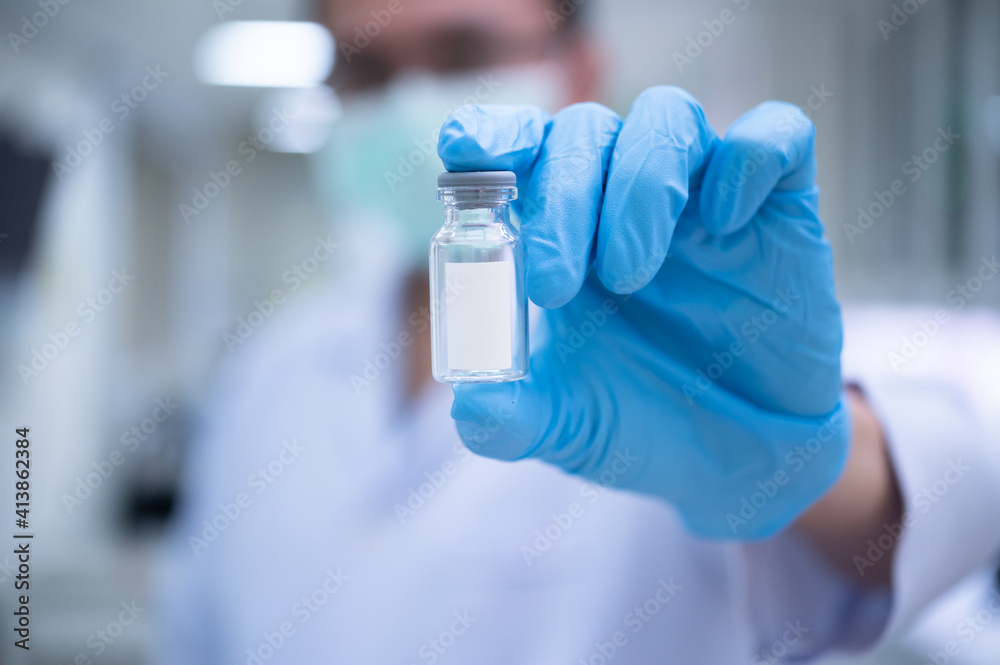 Scientists are preparing a vaccine to be placed in sterile boosters for use in patients infected with the pandemic virus. Scientists are preparing a vaccine to be placed in sterile boosters for use in patients infected with the pandemic virus.