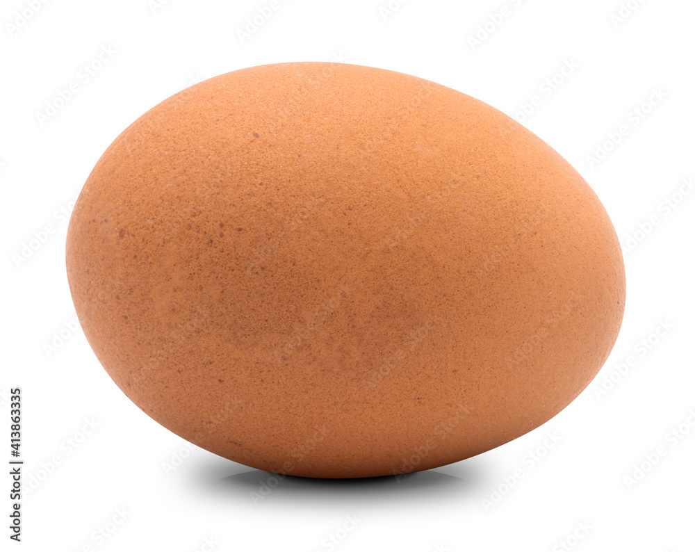 Close up of chicken egg, isolated on white background, high resolution image Close up of chicken egg, isolated on white background, high resolution image