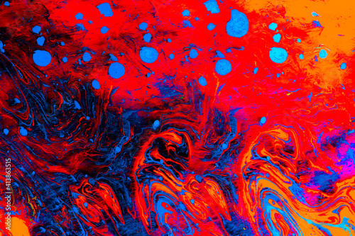 Abstract grunge art background texture with colorful paint