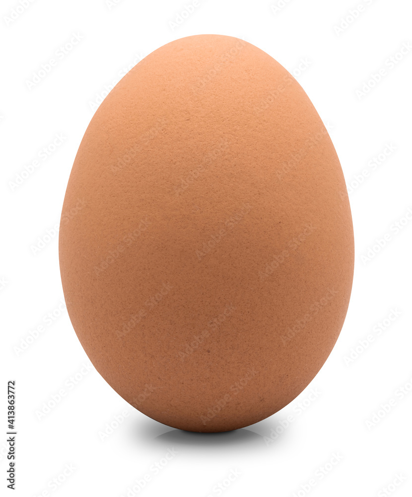 Close up of chicken egg, isolated on white background, high resolution image Close up of chicken egg, isolated on white background, high resolution image
