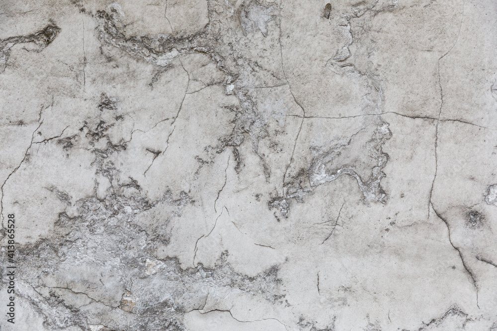 Fototapeta premium texture of old wall with cracks and peeled paint