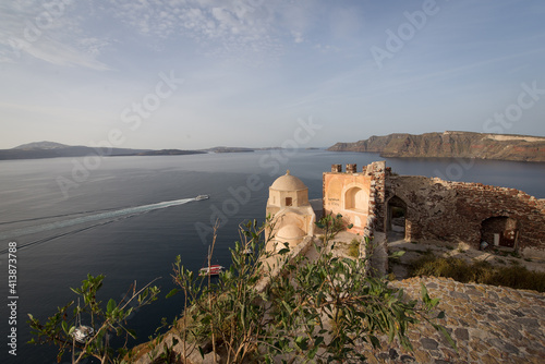 Byzantine Castle Ruins photo