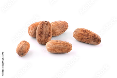 nutmeg isolated on white background