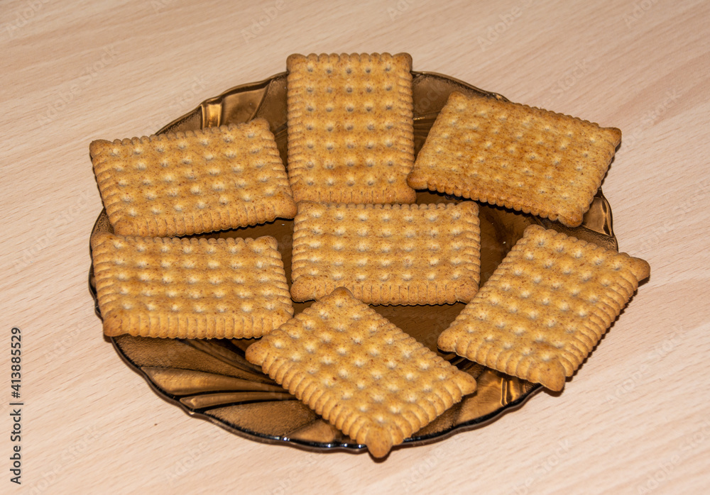 a close-up with many biscuits a close-up with many biscuits