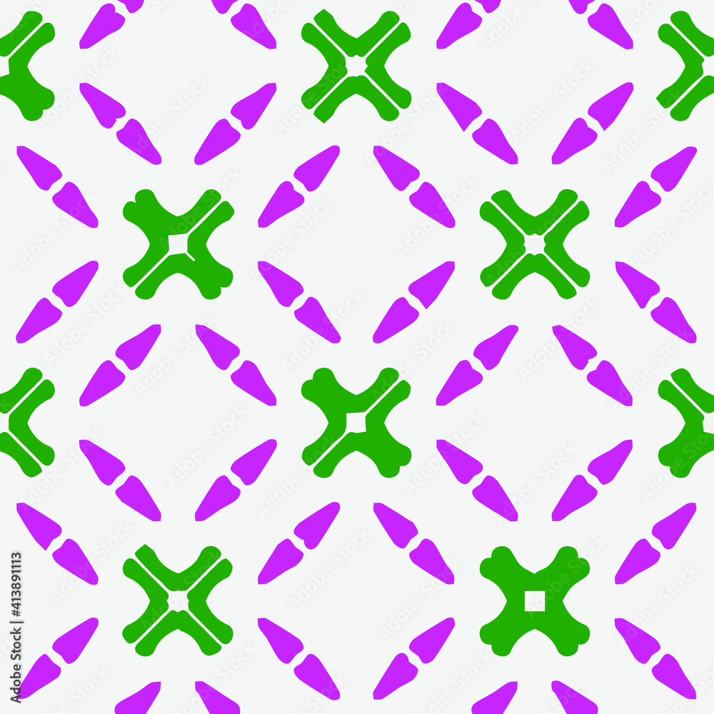 Obraz premium Seamless pattern with multicolored shapes.